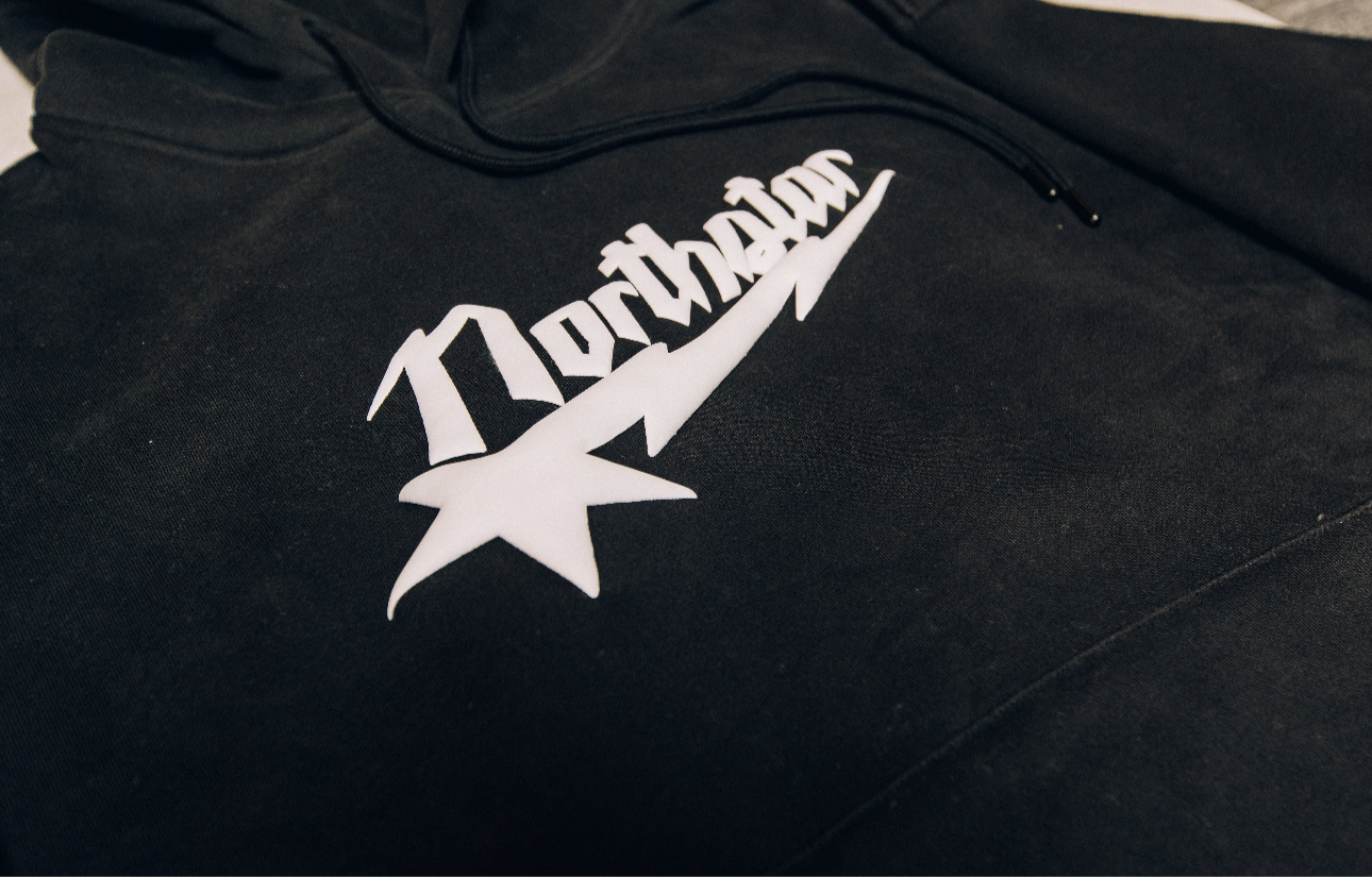 NORTHSTAR LIGHTNING HOODIE BLACK/WHITE