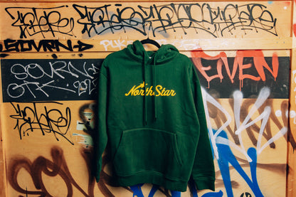 NORTHSTAR LOGO HOODIE GREEN/YELLOW