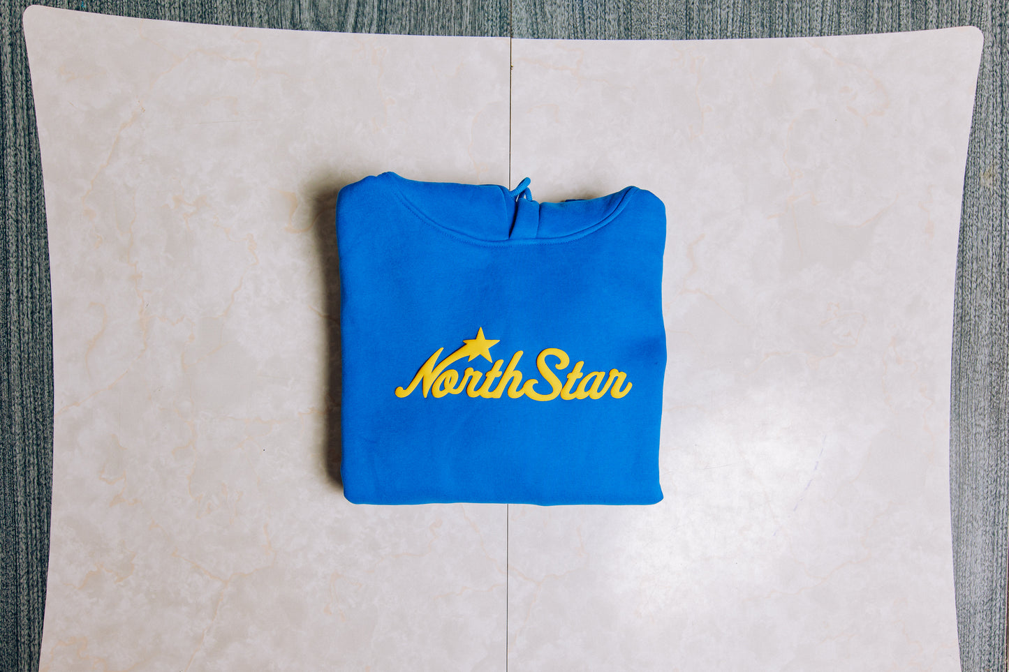 NORTHSTAR LOGO HOODIE BLUE/YELLOW