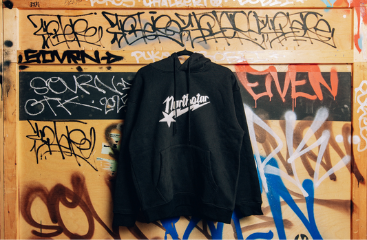 NORTHSTAR LIGHTNING HOODIE BLACK/WHITE